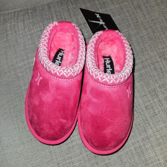 HURLEY Modi Pink Plush Toddler Size 9 - Picture 1 of 4